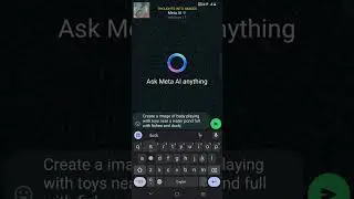 Ask Meta AI, LETS CREATE IMAGE