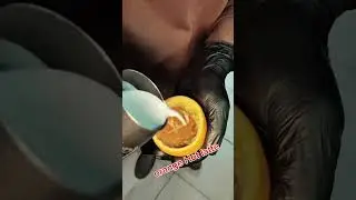 new recipe orange Hot latte #highlights #barista #nepal #viralvideo