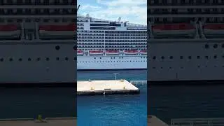 MSC Meraviglia arriving at Nassau Bahamas ⚓️ #mscmeraviglia #msccruise #nassau #travel