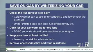 Elliot Grandia shares four ways to winterize your car to save money on gas