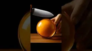 Glass Orange Cutting 🍊 | Oddly Satisfying ASMR Video