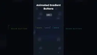 Animated Gradient Buttons With Pure Css #cssbutton #webdesign