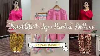 Plain Top + Printed Bottom Styling Tips | Unique aur budget-friendly look