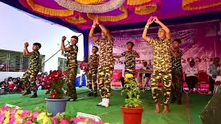 ##sandese ate hai stage patriotic song ##