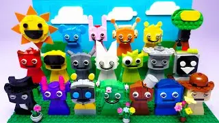 New Sprunki toy LEGO unboxing Build Minifigures Sprunki phase 1Full Satisfying ASMR