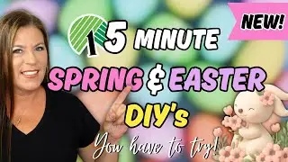 🌸 Весенние и пасхальные поделки из Dollar Tree, которые вы обязательно должны попробовать!