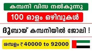 Dubai job vacancy 2026 | UAE Jobs Malayalam | Gulf Jobs Malayalam | Dubai Jobs | Gulf Jobs Today