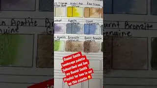 The Most interesting Daniel Smith watercolors #shorts #watercolor #shortvideo