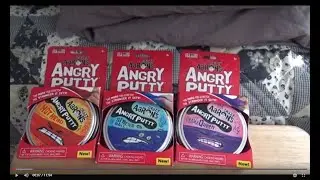 ОБЗОР ANGRY Putty от Crazy Aaron: Stress Ball (синий), Hot Head (красный) и Drama Queen (фиолетовый)!