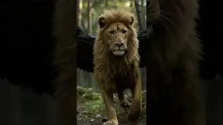 🦁🐦&zwj;⬛ Lion-Raven Hybrid | AI-Generated Dark Fantasy Animal Fusion | Ultra-Realistic Creation