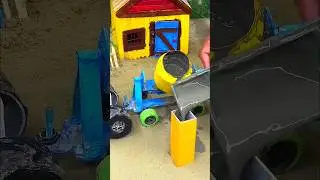 diy mini construction machine science project | diy tractor video | #shorts #youtubeshorts