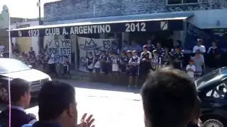 Cord&oacute;n de despedida de Enzo Palmieri en el Club Argentino de Chacabuco