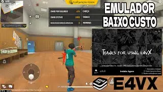 THE BEST LOW COST LITE EMULATOR WEAK PC E4VX 4 240 30 1002 BEST SENSI FREE FIRE V7A PERFORMANCE
