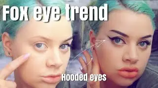 FOX EYE TREND FOR HOODED EYES | TRYING THE BELLA HADID FOX EYE