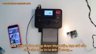 Video hướng dẫn sử dụng m&aacute;y in ảnh Canon Selphy CP910