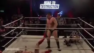 Walter chops the living s**t out of Zack Sabre Jr