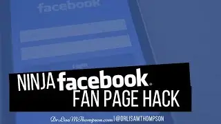 NINJA Facebook Fan Page Hack: How to Grow Your Social Media Followers Without Leaving FB