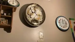 seiko melodies in motion 2024 model and fish sound wall clocks striking midnight 