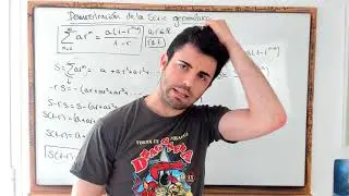 Demostración de la SERIE GEOMETRICA - Análisis Matemático