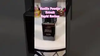 Fragrance Review: Vanilla Powder Extrait