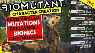 BIOMUTANT Preview - Character Creation! Bionic Powers, Resistance Buffs, Mutations, Class And Races!