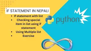 Mastering If Statements with Lists in Python | Practical Examples & Exercises (In Nepali)