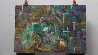 Collaborative Painting UK @ RWA - Session 3 /Canvas 2