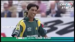 Muhammad Amir 2009 world cup fainal 1st over wicket medain over