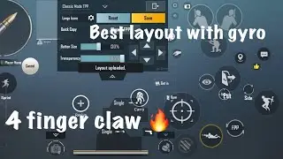 Bgmi 4 finger claw with gyroscope | IPhone 11 | Wipster Gaming |