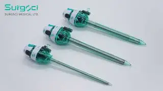 Quality 5mm Optical Disposable Laparoscopic Trocars with 150mm Sleeve | Manufacturer | Surgsci