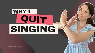 Why I QUIT Singing- @NikolettaOfficial #operasinger #vocalcoach #voiceteacher #nutritionaltherapy