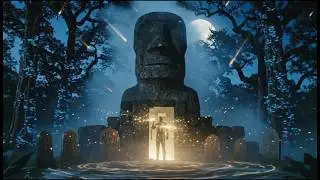 Hidden Forest Home Built Inside a Giant Statue | Silent ASMR Construction