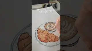 POV: you&rsquo;re finally getting back into physical art #artist #drawing #alcoholmarkers ￼