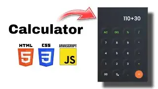 Calculator 🔢 | HTML | CSS | JAVASCRIPT | Live Project