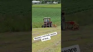 umm excuse madam... 🤣 #farming101 #farmequipment #smallholding