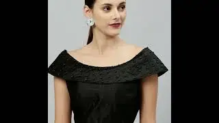 2022 Black Kurti Neck Designs||Black Suit Neck Designs||Black Kameez Neck