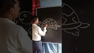 How to draw a Tortoise for kids #tortoise#art#viral#drawing#trending#youtubeshorts
