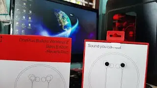 oneplus z bullets bass edition// unboxing & Hands on // 2020 red edition