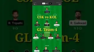 CSK vs KOL |GL Team-4
