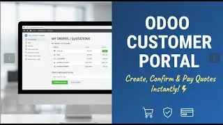 Odoo Customer Portal | Create & Update Quotations + Online Payment (Step by Step)