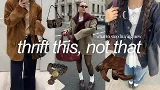 Clothes you should stop buying new (and thrift instead)