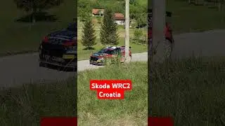 Skoda WRC2 in Croatia 🇭🇷 #wrc #rally #viral #shorts