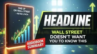 One Up on Wall Street | Hindi Audiobook Summary | Peter Lynch Stock Market Strategy Explained