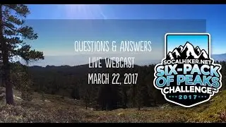 Six-Pack of Peaks Video Chat - March 2017