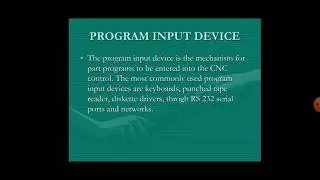 CNC PART PROGRAMMING