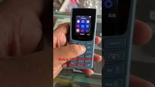 Nokia 110, 105 How to hard Reset #shorts
