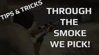 kennyS AWP with smoke to pick A on cache - Tips & Tricks #1