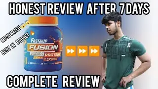 Honest Review: Fast and up Fusion tech protein 🔥||Must Watch||#protein #wheyprotein