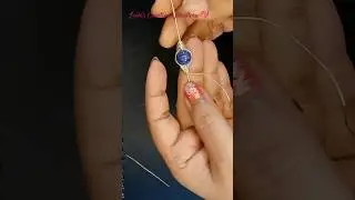 How to make Herringbone wrap/ Full tutorial video will upload soon #wirewrap #tutorial