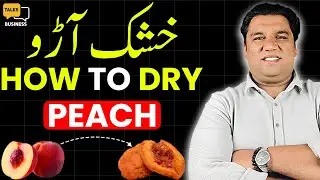 How To Dry Peach ( AROO ) At Home - Preserving Peaches- Dehydrating At Home - Complete Details!!